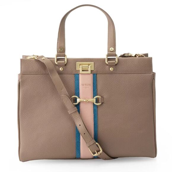 J.W. Hulme Co. Handbags - J.W. Hulme Co. Celia Leather Tote Bag Taupe